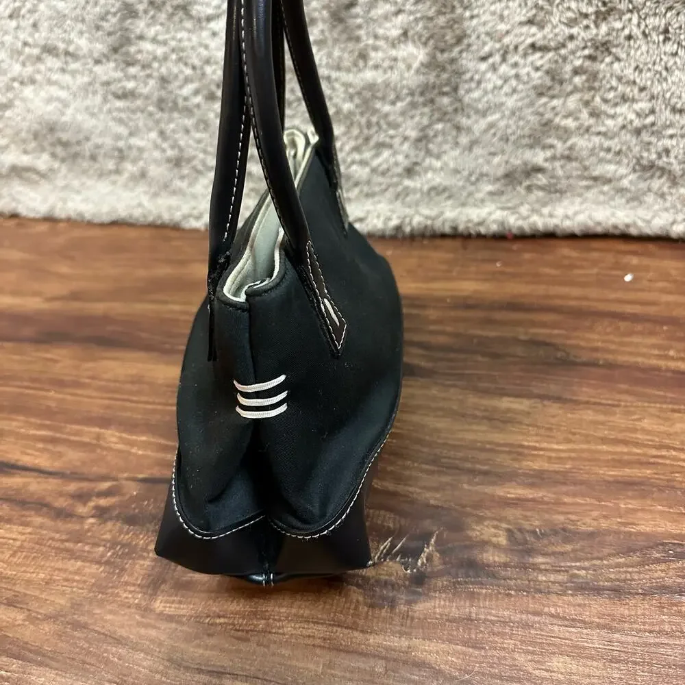 Nine West Little Black Purse Handbag Satchel 90s Y2K